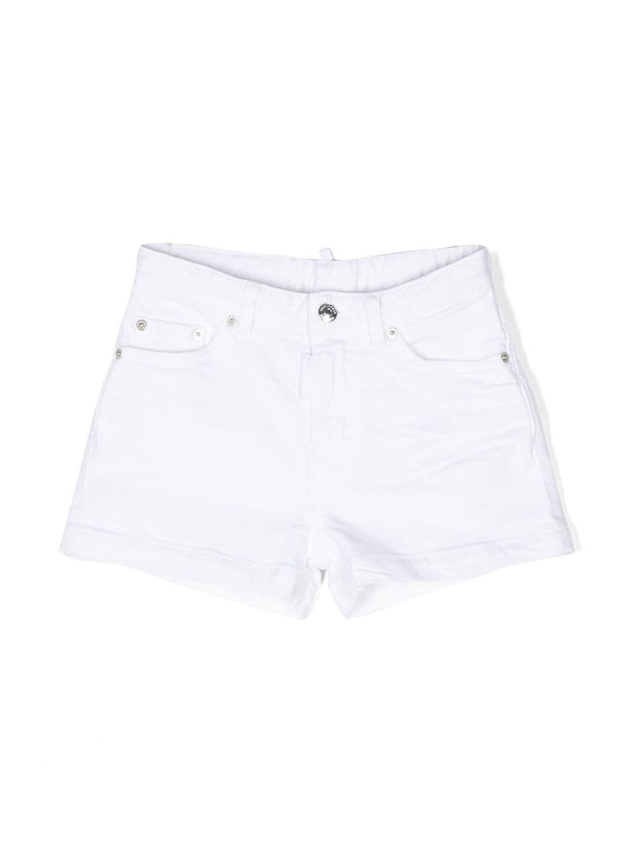 Shorts bianchi bambina