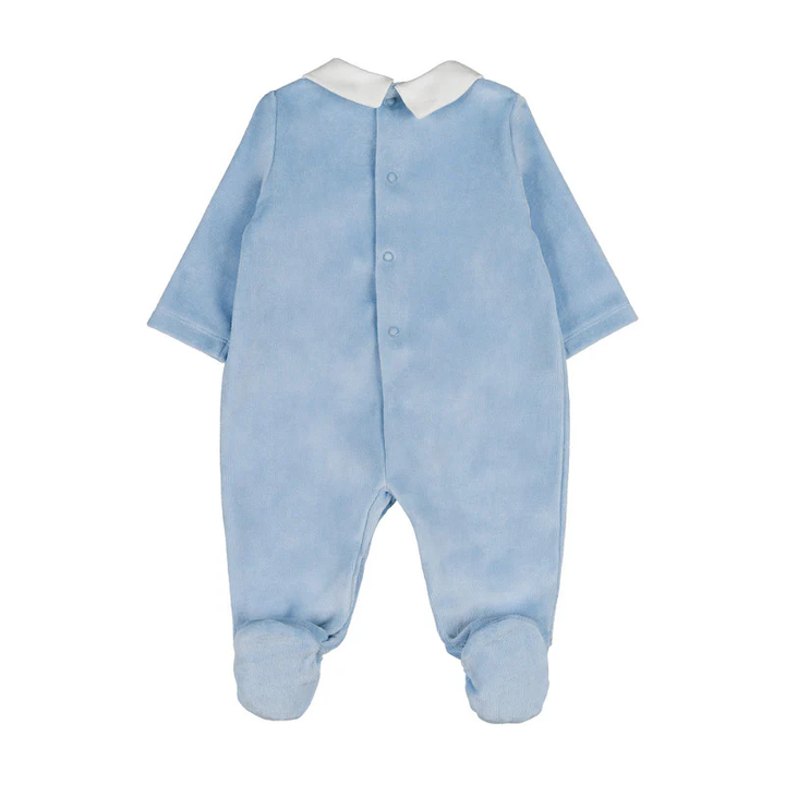 tutina celeste neonato I25127 AZZURRO Nanan 