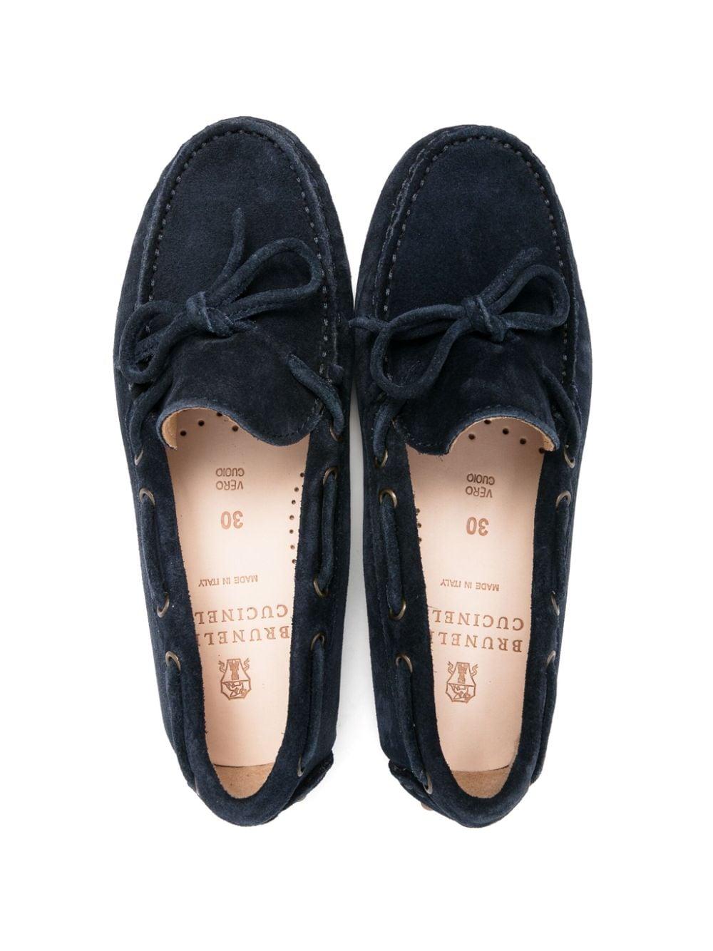 Mocassini bambino blu navy