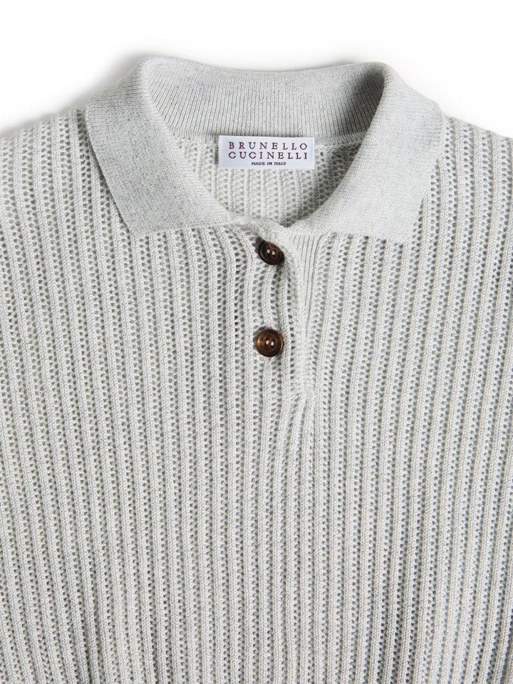 polo grigia bambina