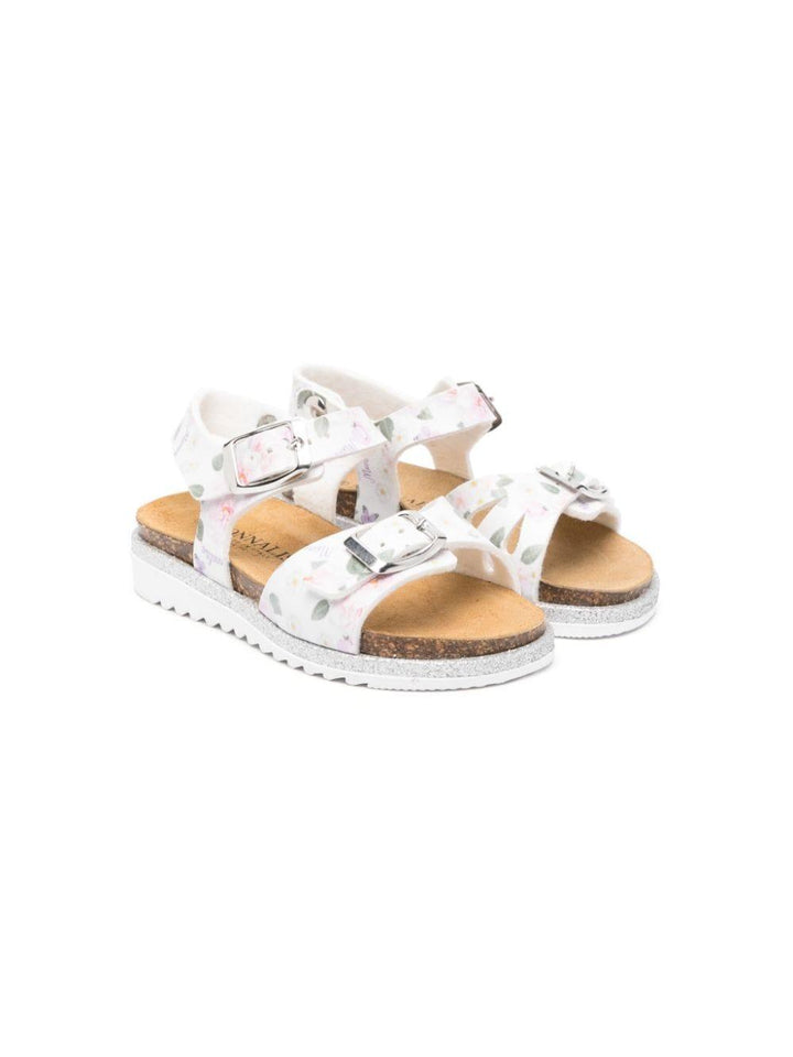 Sandali bianco/multicolor bambina