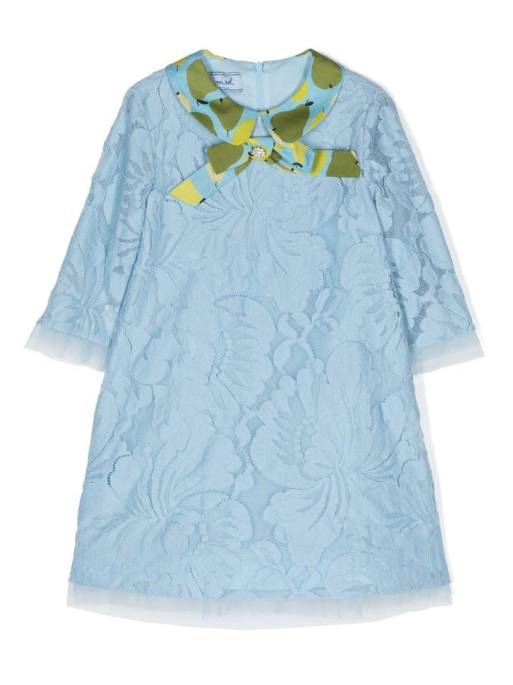 Abito blu bambina