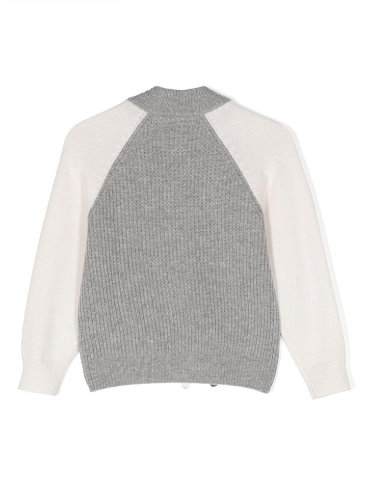 Cardigan grigio bambino