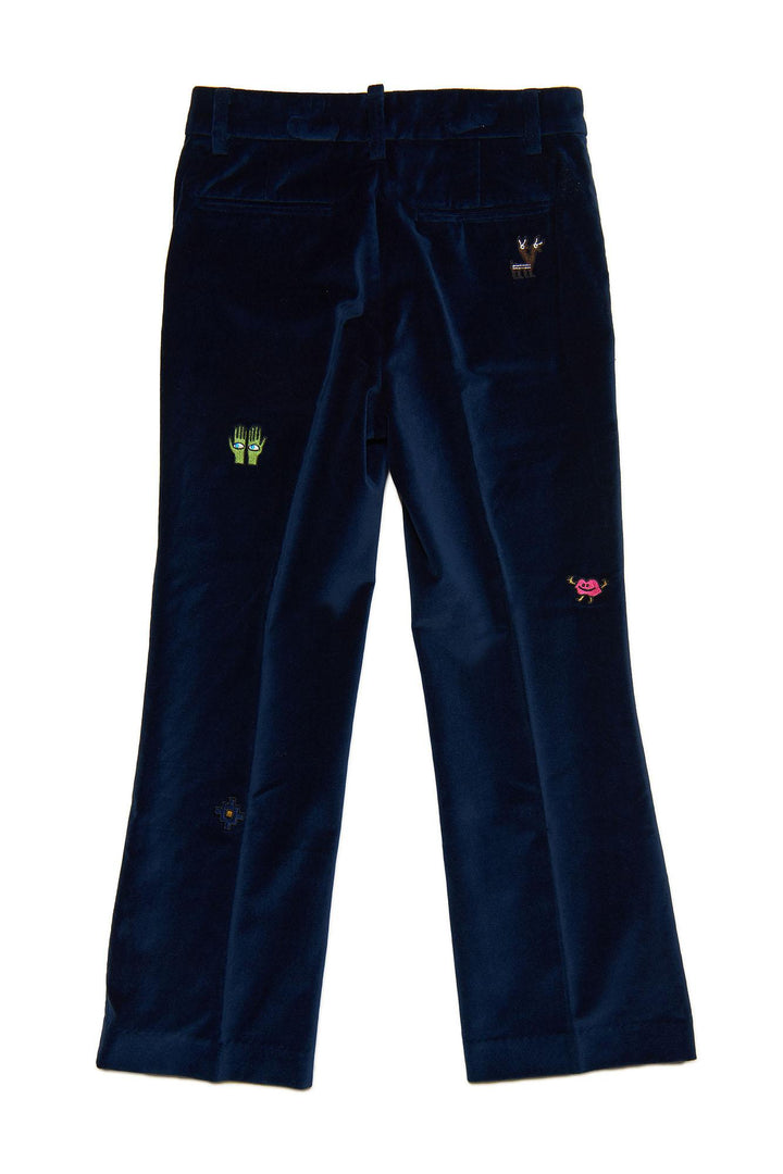 Pantalone blu bambina