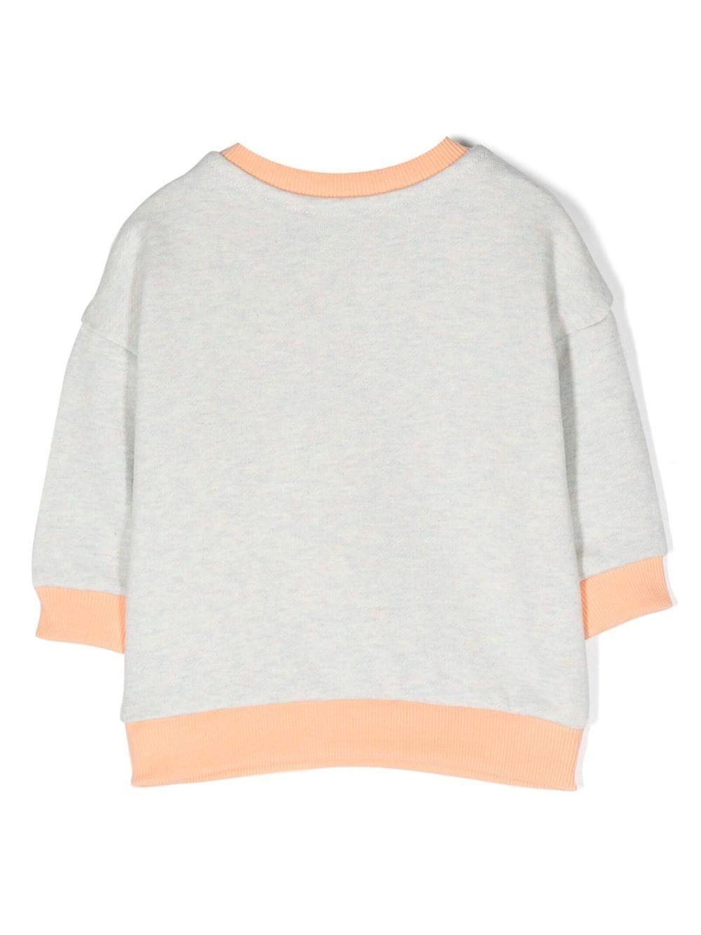 Felpa grigia neonata K05484 010 KENZO KIDS 