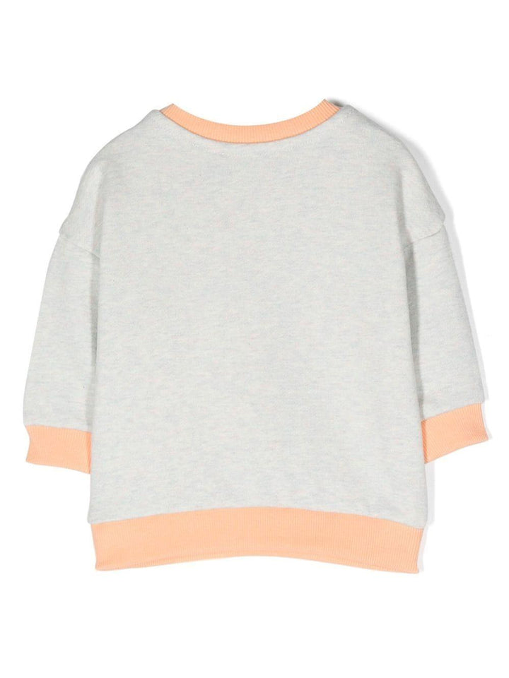 Felpa grigia neonata K05484 010 KENZO KIDS 