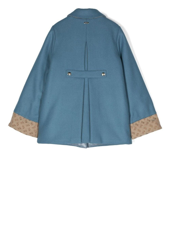 Cappotto azzurro bambina