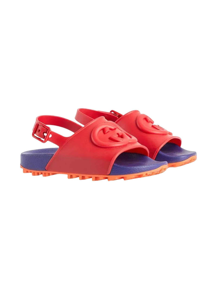 Sandali rossi unisex