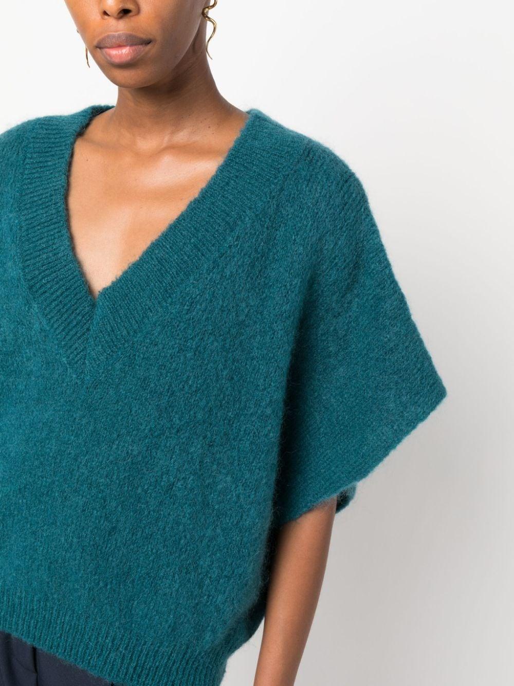 Gilet verde foglia di tè donna