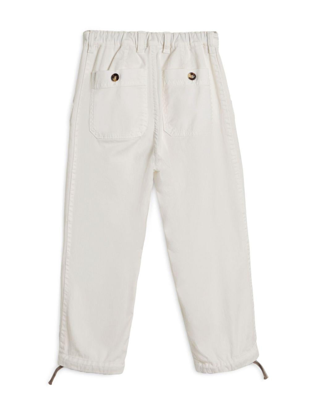 pantaloni bianchi bambino
