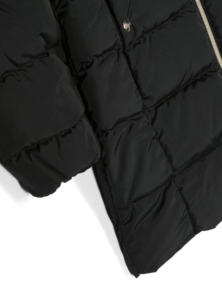 Piumino nero bambina PI000163G20045 9300 HERNO KIDS 