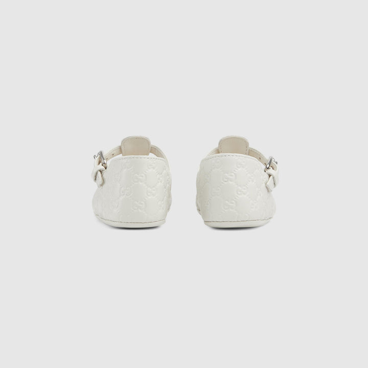 ballerina bianca neonata 812566AAEDF 9050 GUCCI KIDS 