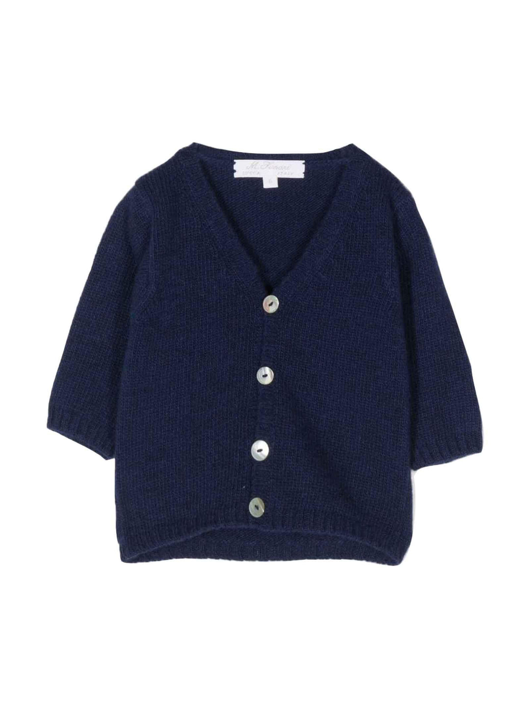 Cardigan blu neonato