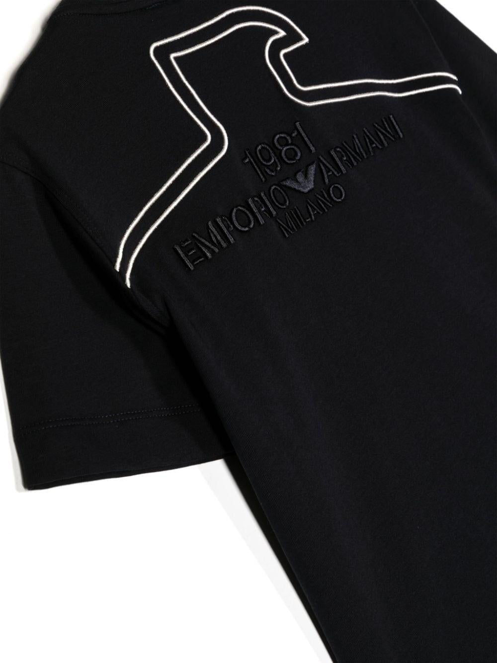 T-shirt nera bambino