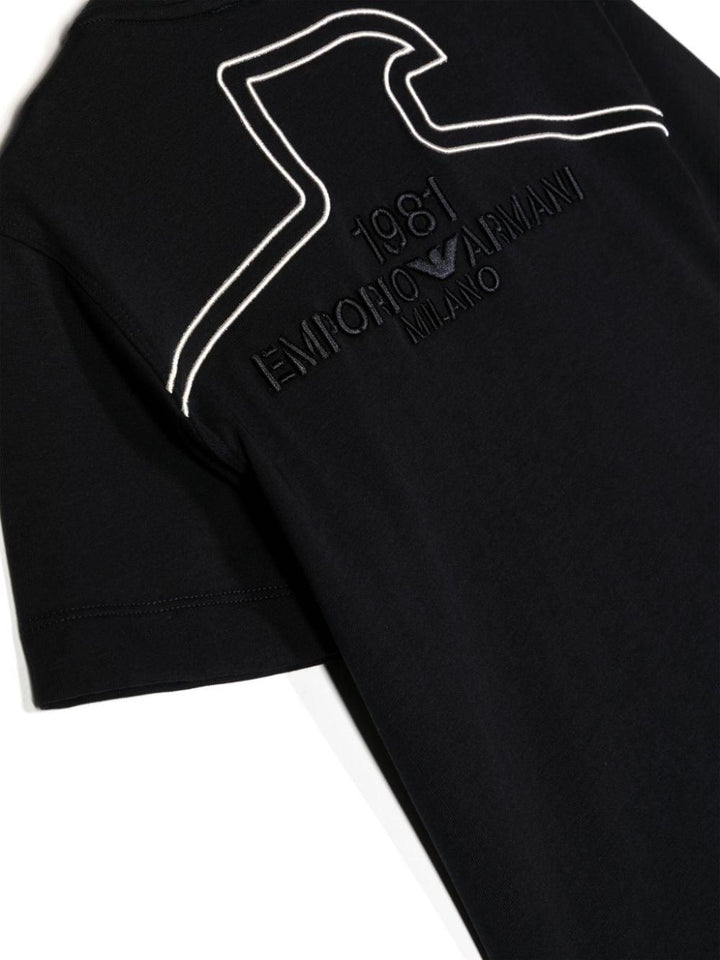 T-shirt nera bambino