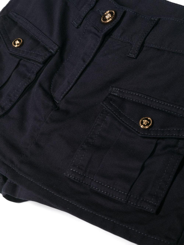 Shorts bambina blu navy