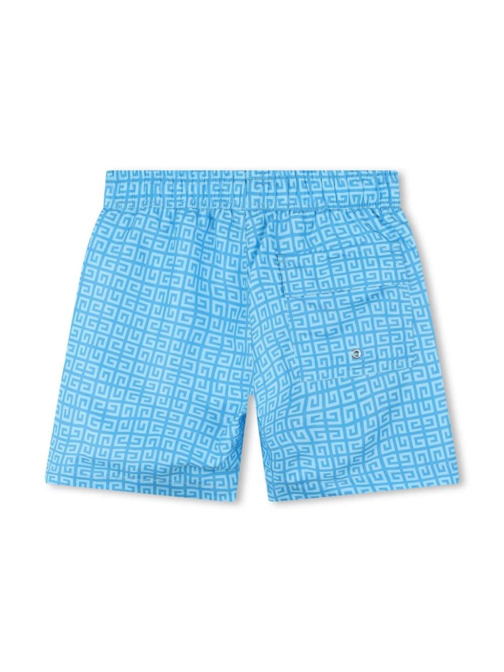 costume da bagno celeste bambino H30226 81K Givenchy Kids 