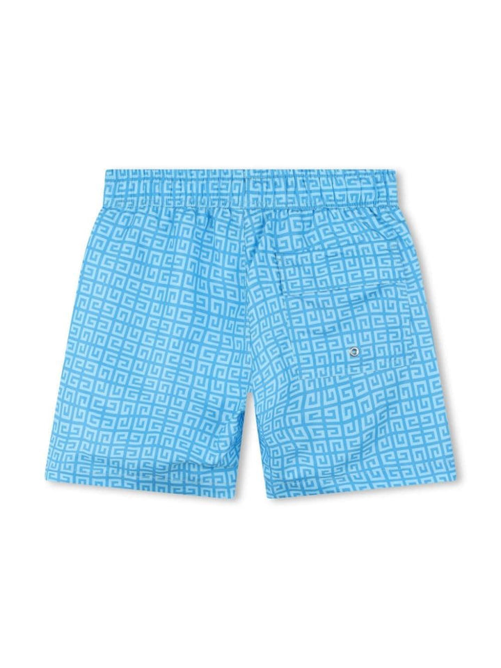 costume da bagno celeste bambino H30226 81K Givenchy Kids 