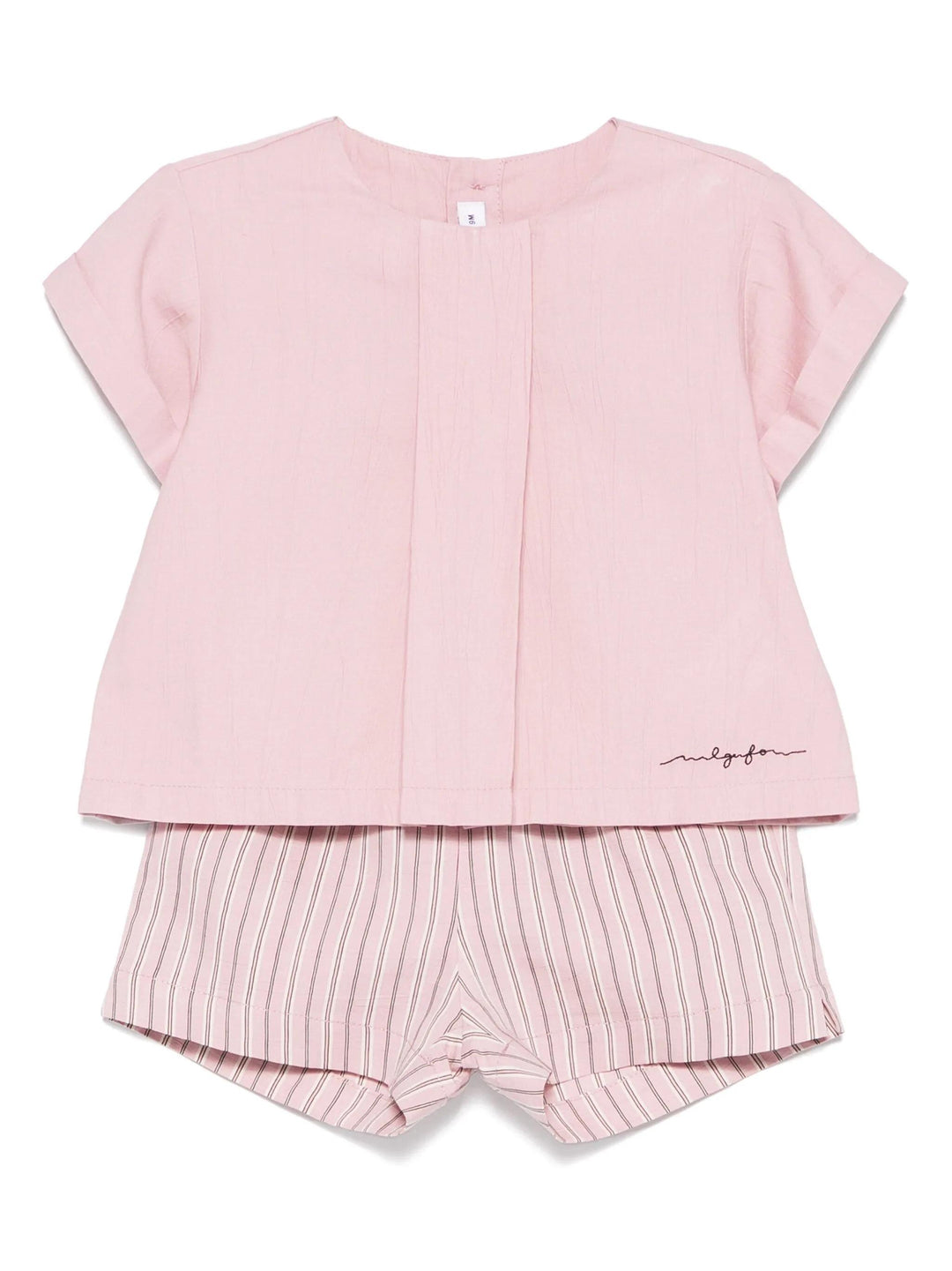 completo rosa neonata P25DP550R0004 333 IL GUFO 