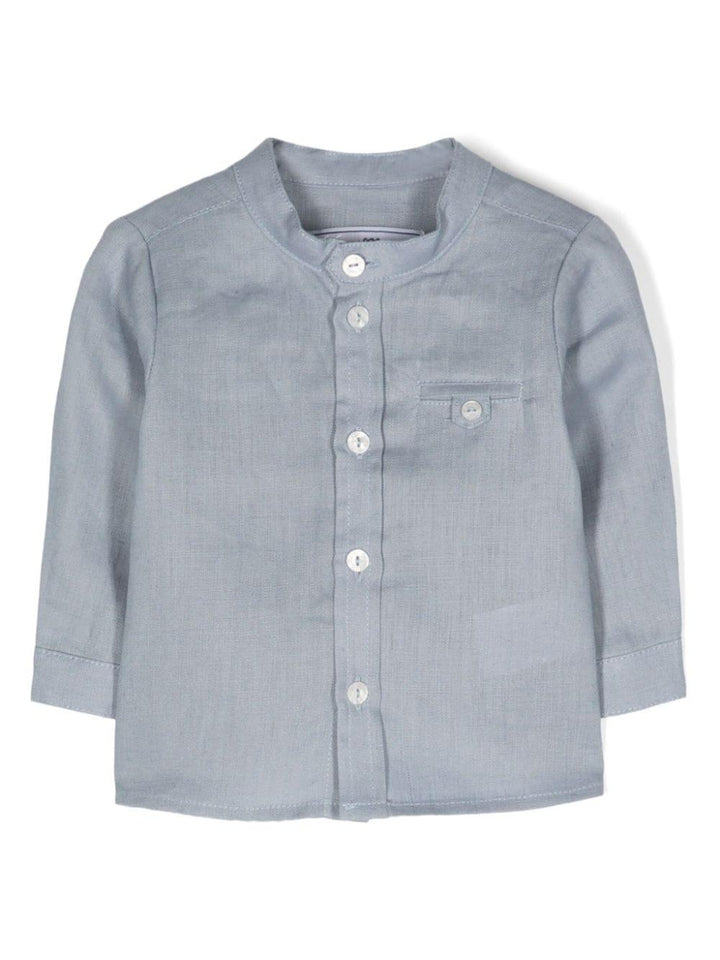 Camicia grigia neonato