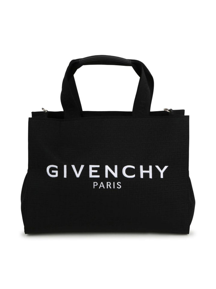Borsa fasciatoio nera neonato unisex