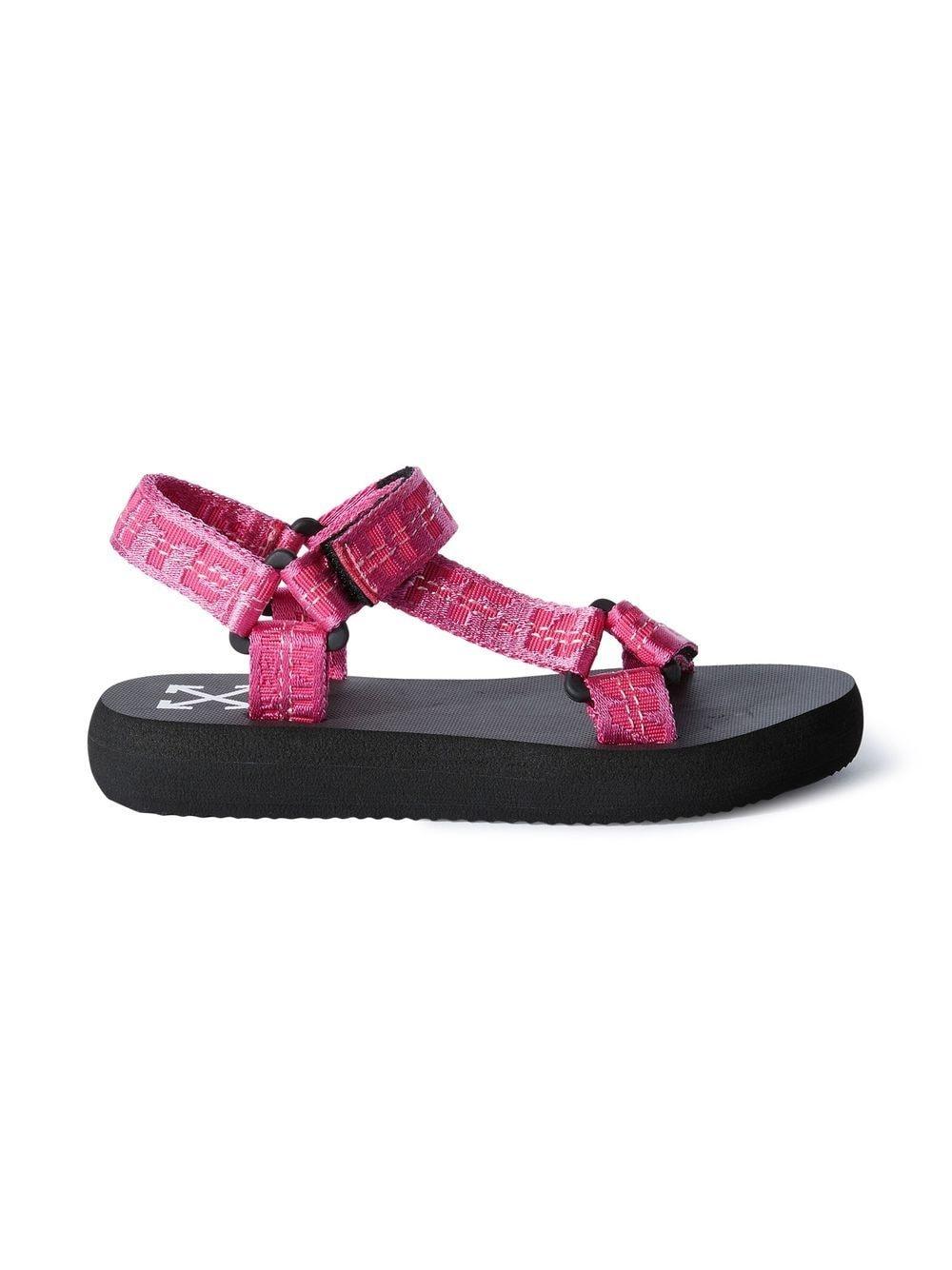 sandali fucsia bambina OGIH001S23FAB001 3210 off-white kids 
