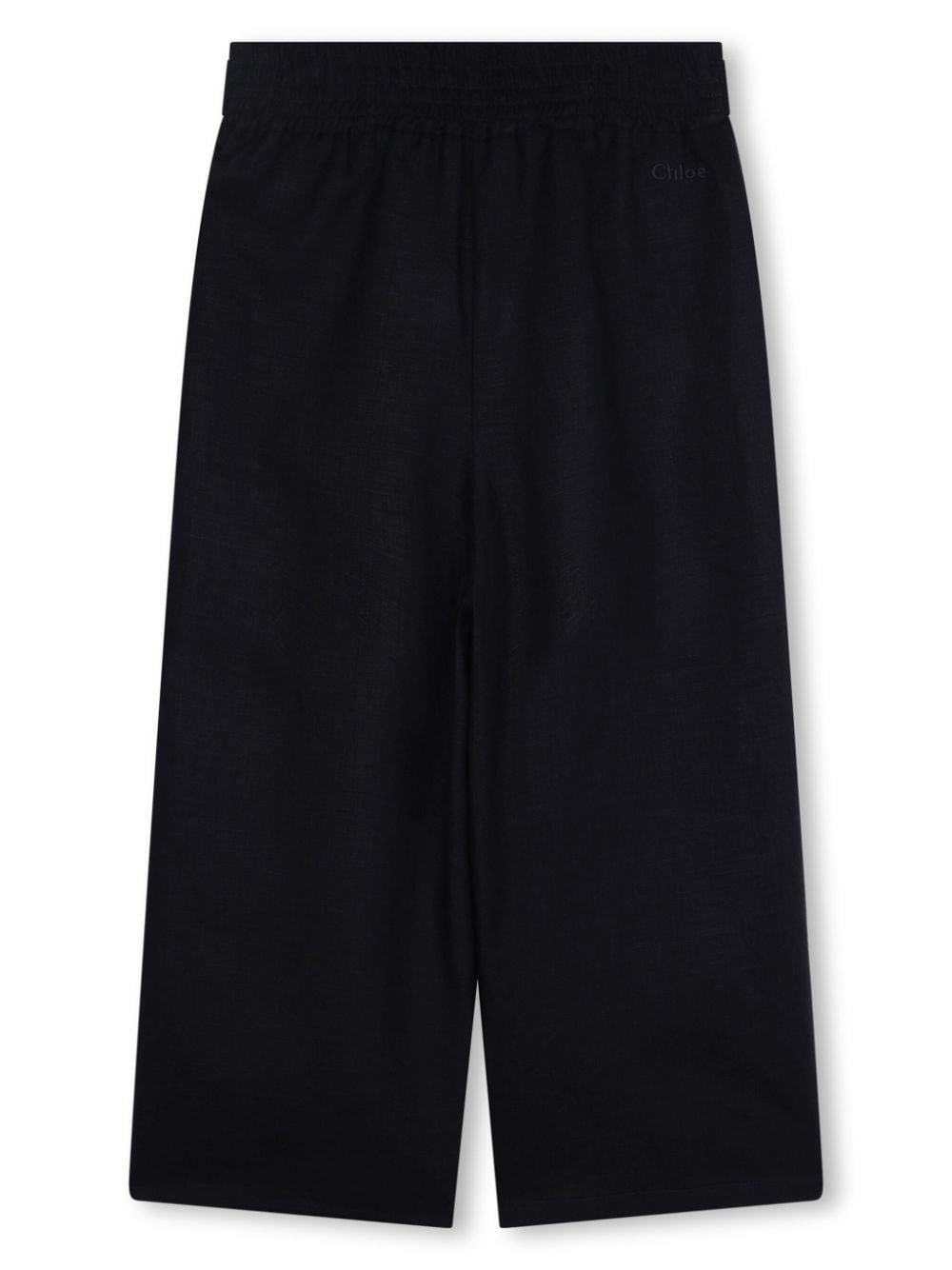 Pantaloni blu bambina