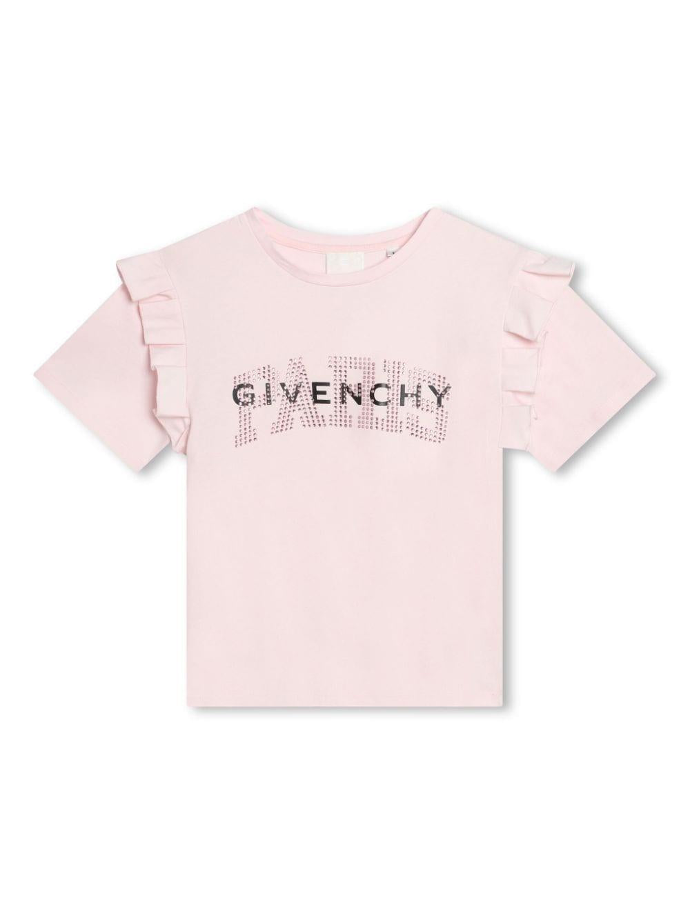 t-shirt rosa bambina H30077 44Z Givenchy Kids 