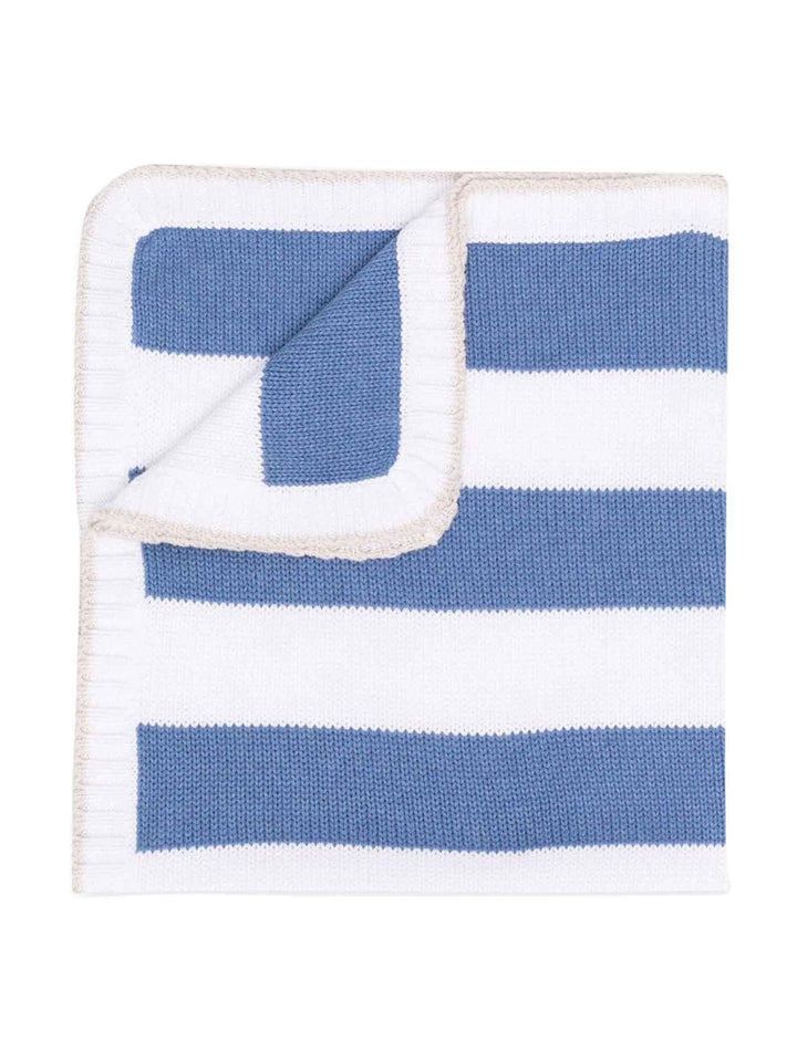Coperta azzurra neonata