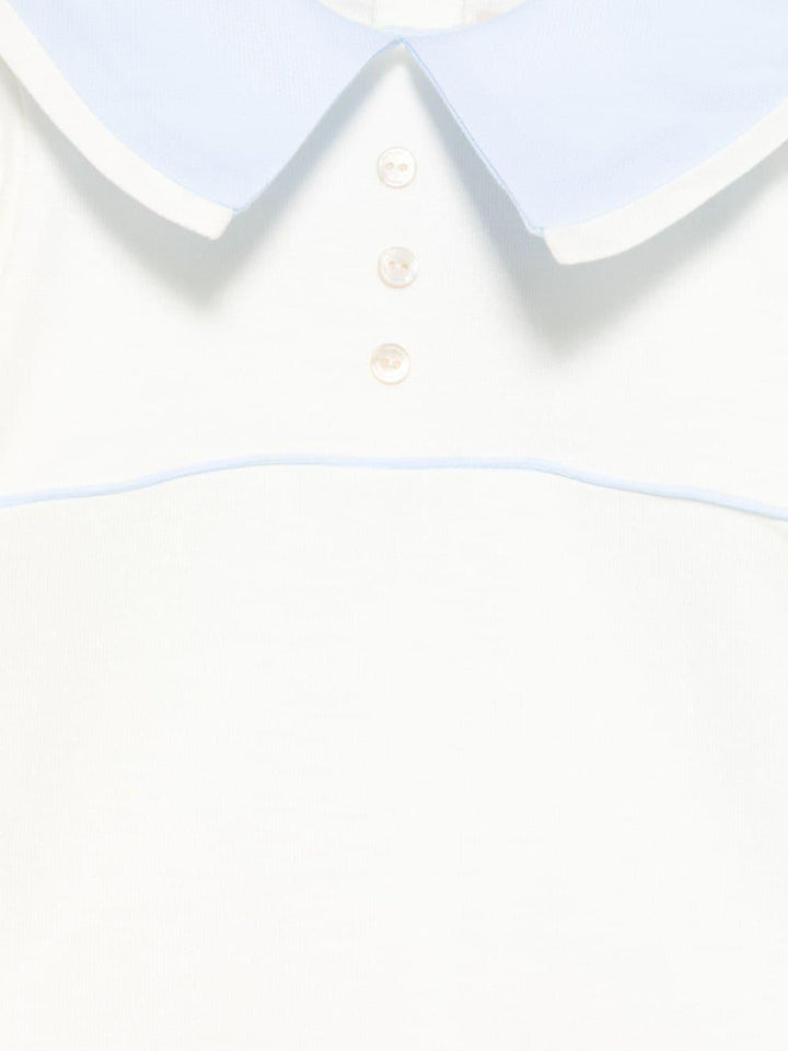 Tutina bianco/azzurro neonato