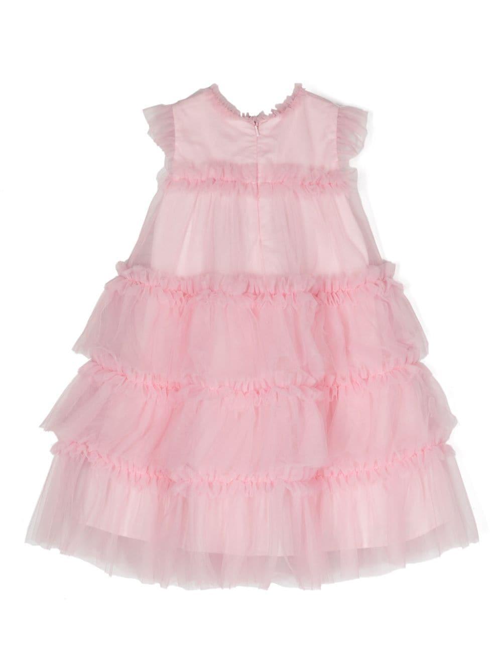 Abito bambina rosa chiaro