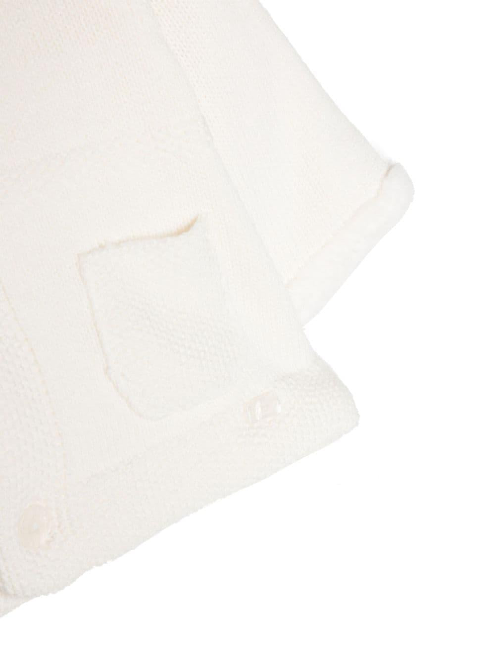 Cappotto bianco neonata TX40010 13 TARTINE & CHOCOLAT 