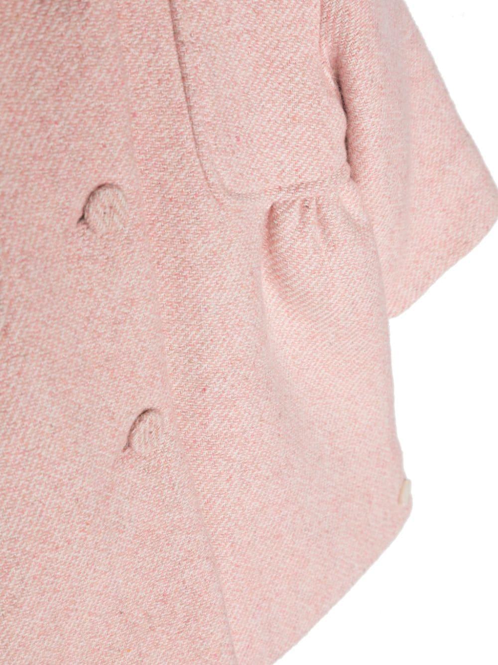 Cappetto rosa neonata