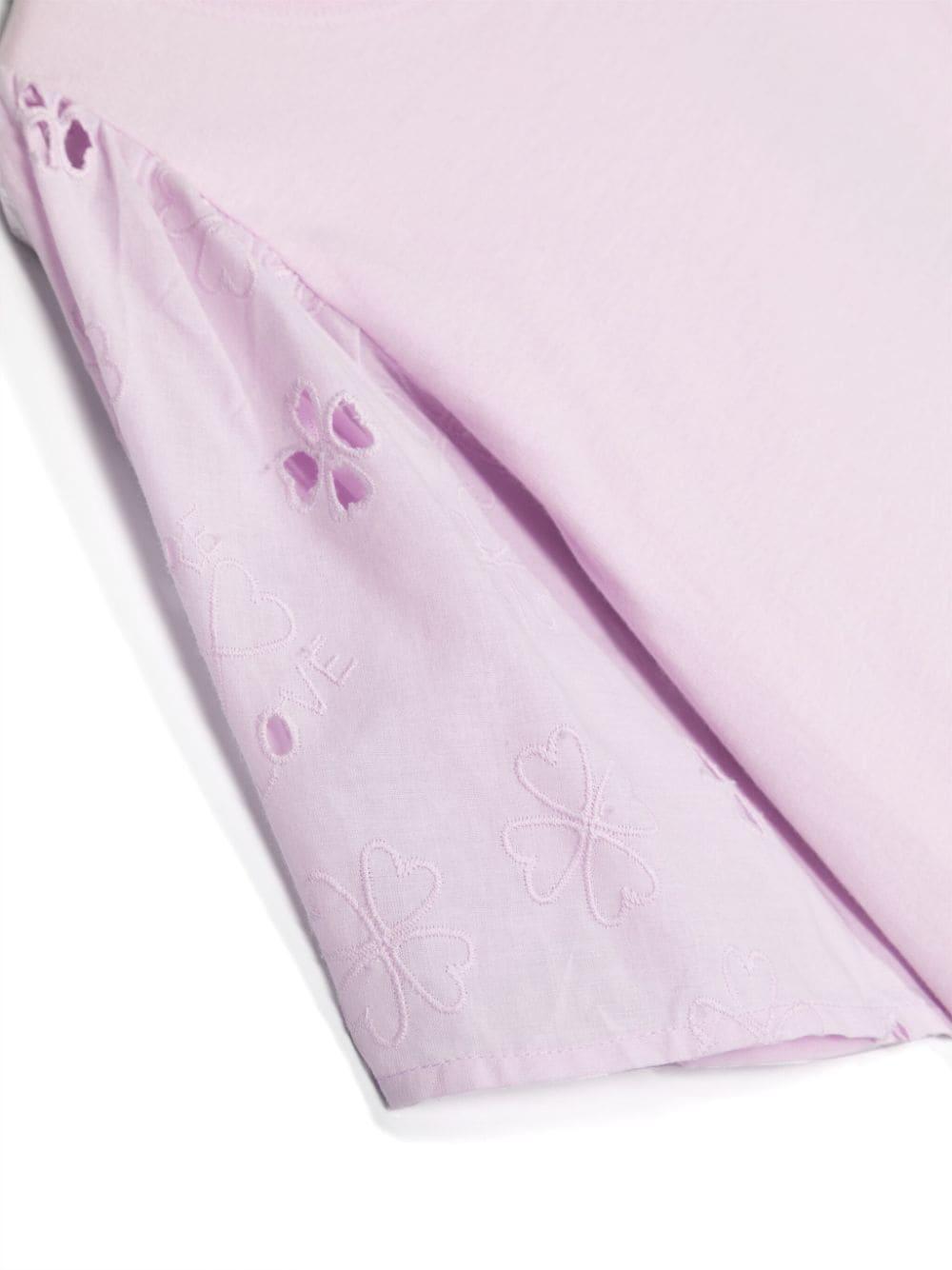 T-shirt bambina rosa chiaro