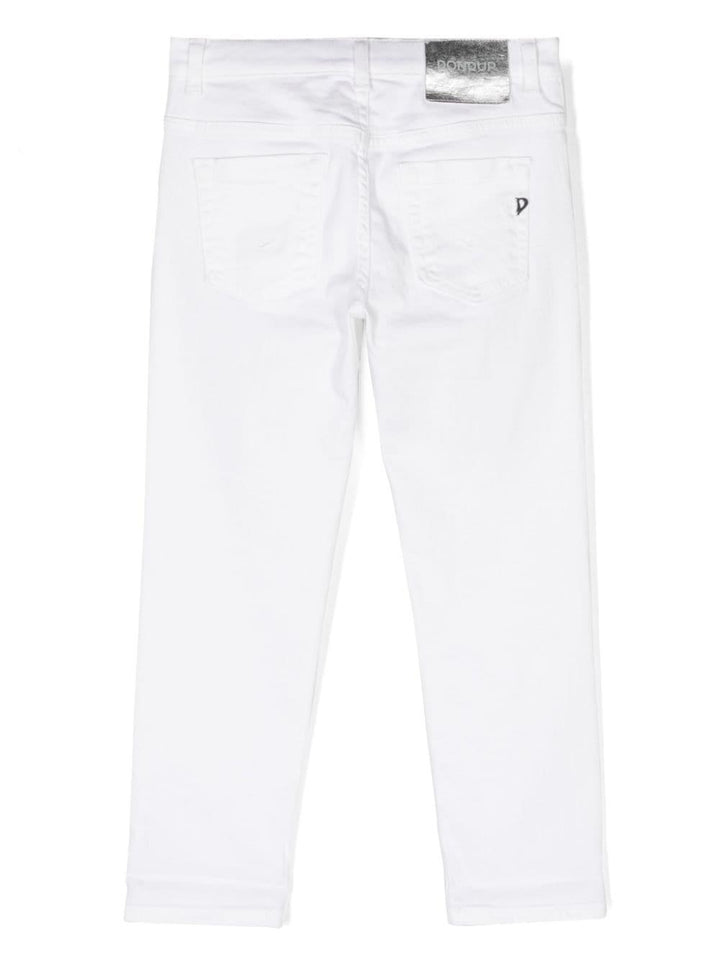 Jeans bianchi bambina