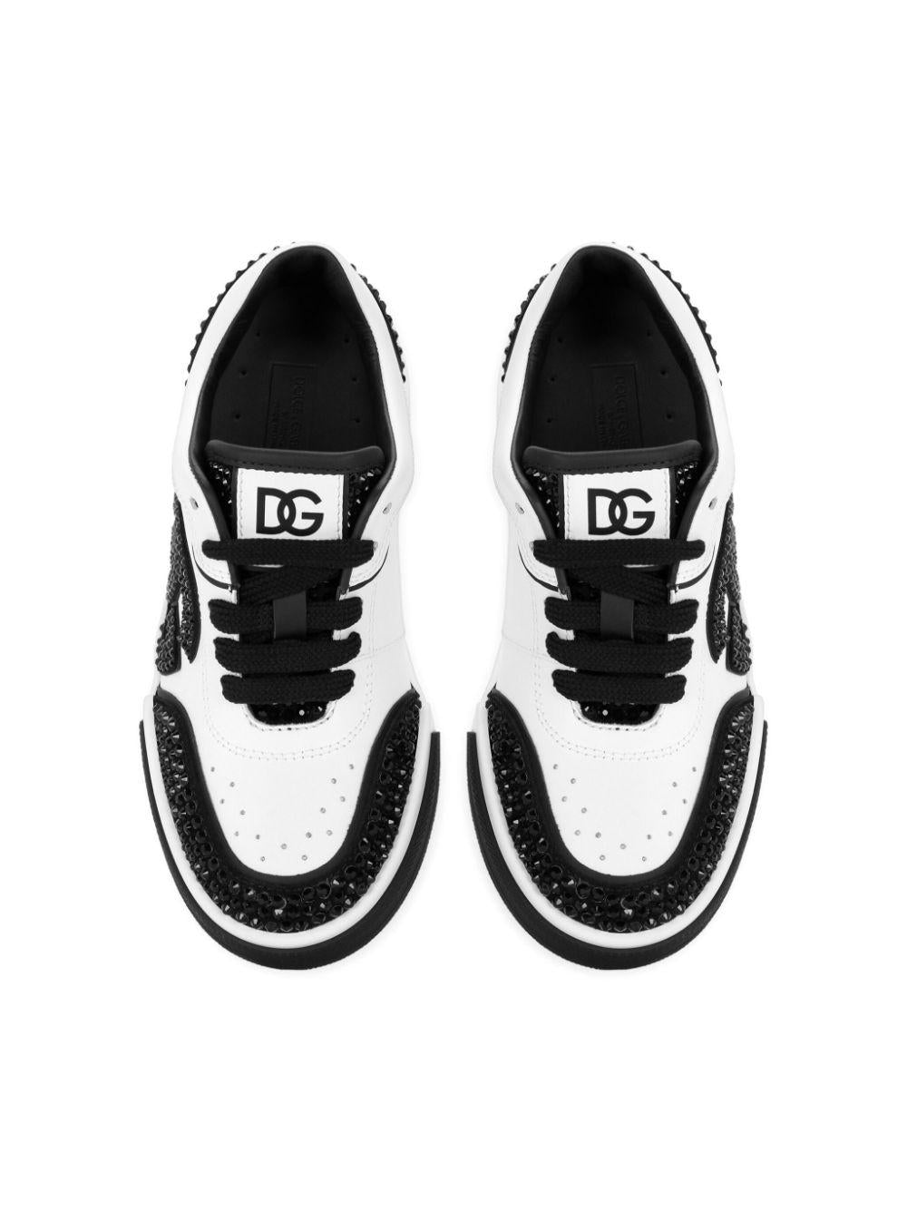 Sneakers bianco/nero bambina