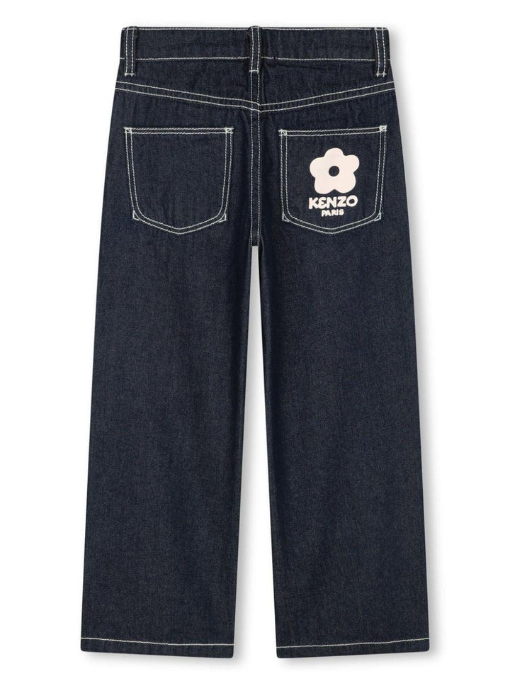 pantaloni denim bambina