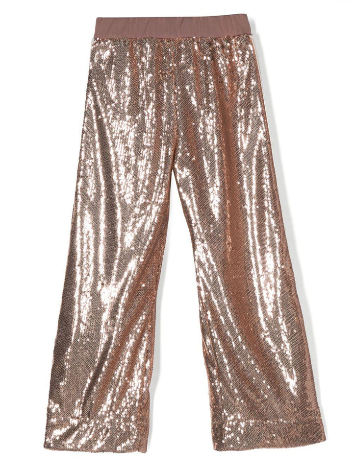 Pantaloni bronzo bambina
