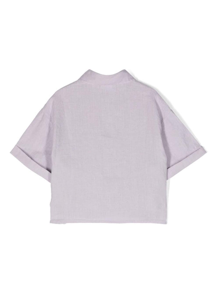 camicia lilla bambina