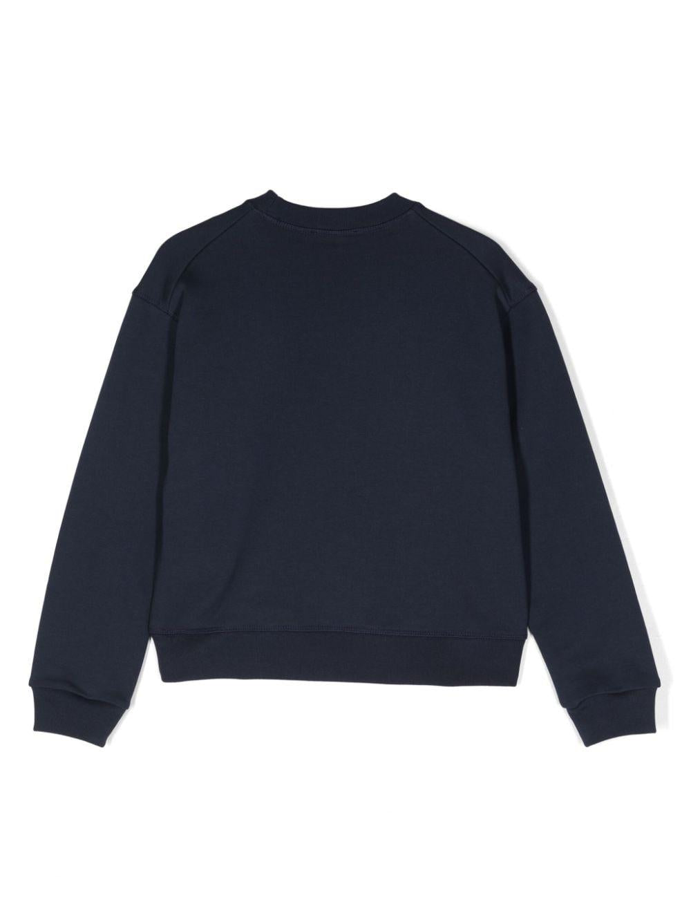 Felpa nera/rosa bambina