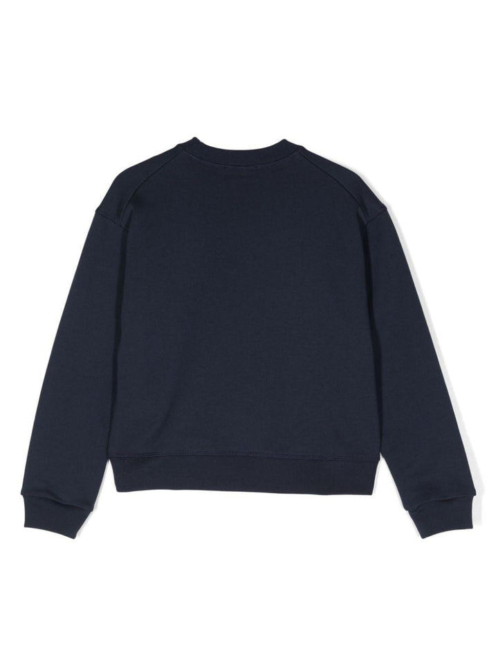 Felpa nera/rosa bambina