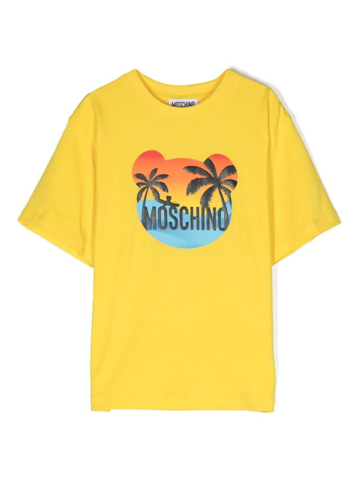 T-shirt bambino gialla/multicolore